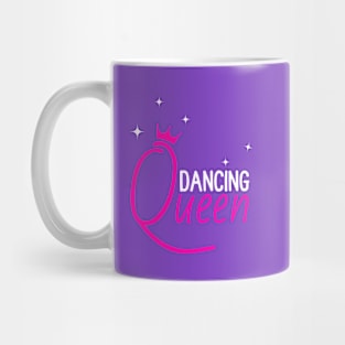 Dancing Queen Pink with Crown Mug